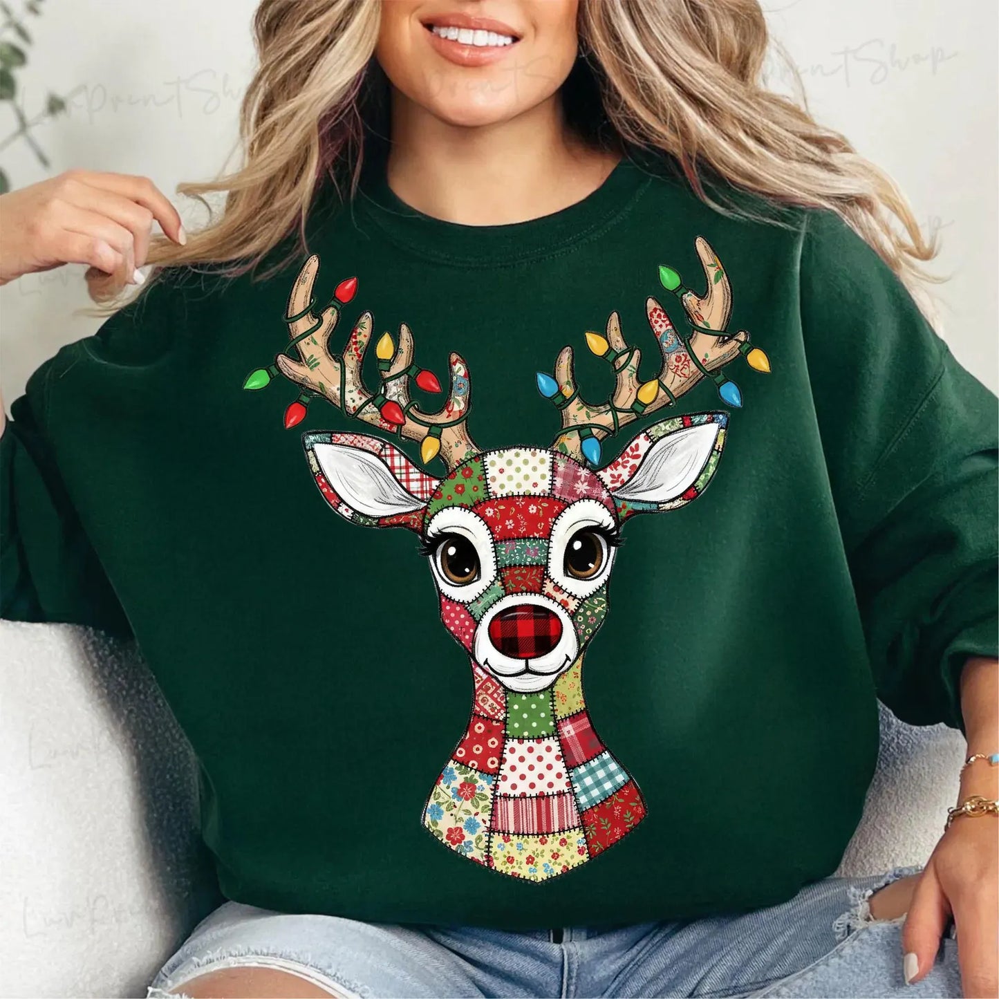 Rudolf -Full Color DTF Transfer - Friday New Releases