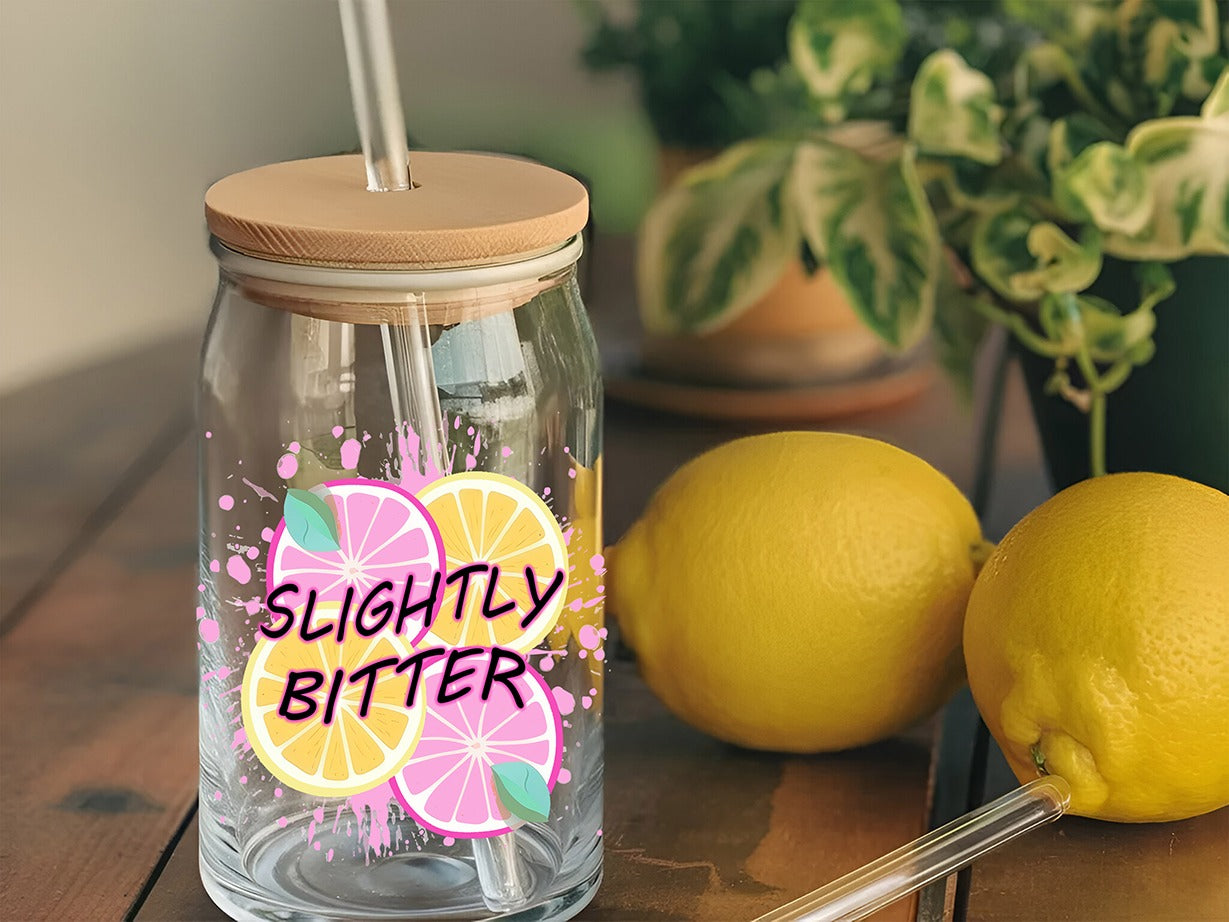 Slightly Bitter - UV DTF Sticker - RTS