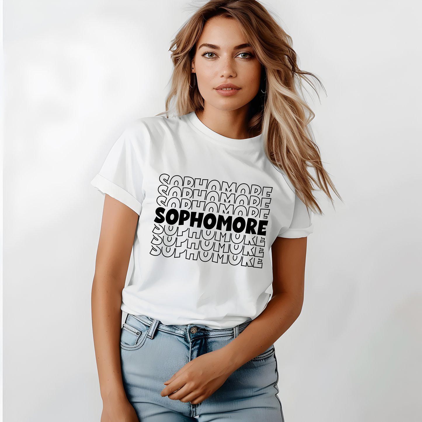 Sophomore - Single Color - DTF TRANSFER-2-5 Business Days