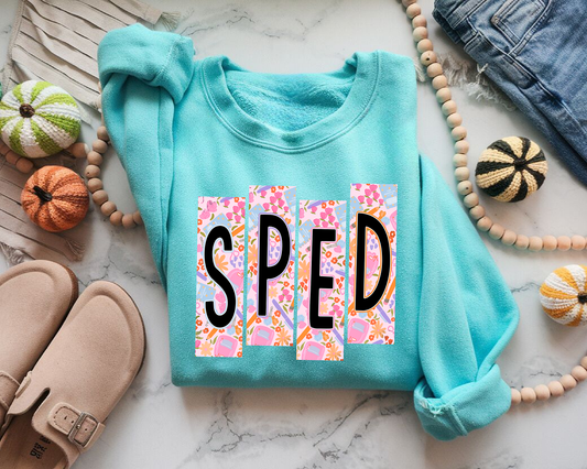 Sped Floral - DTF TRANSFER