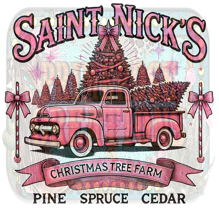 Saint Nick's Pink Truck
