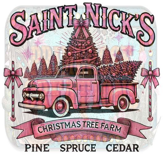 Saint Nick's Pink Truck