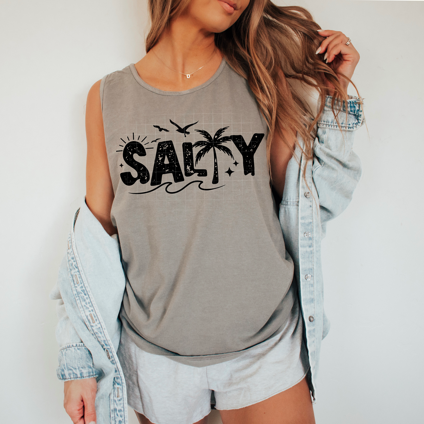 Salty - Black - DTF TRANSFER