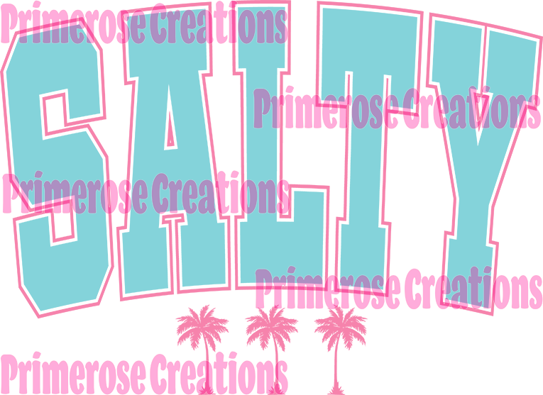 Salty Pink and Blue