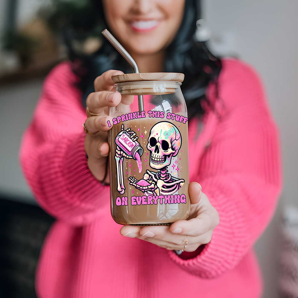 Sarcasm On Everything - UV DTF Sticker