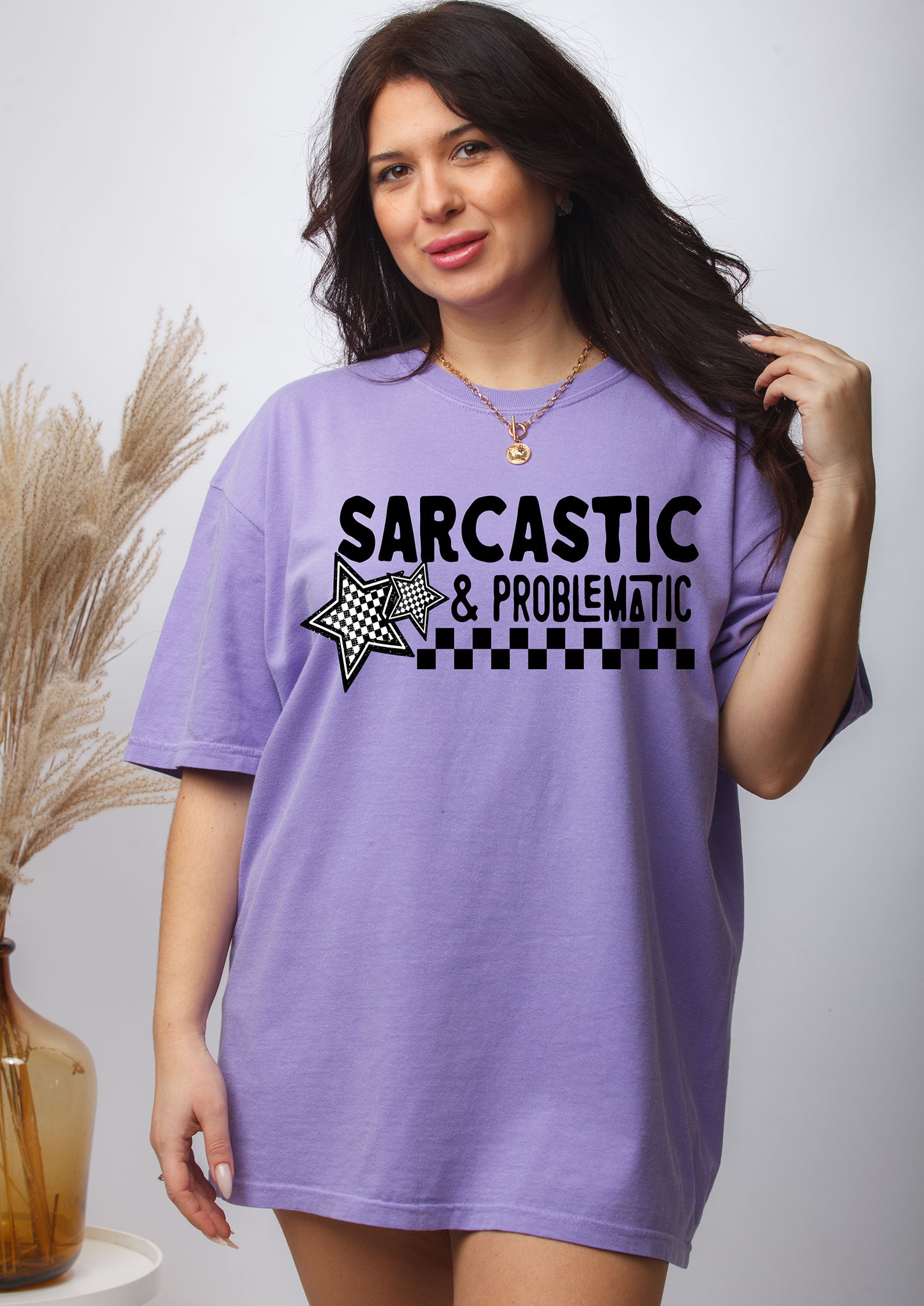 Sarcastic & Problematic - DTF TRANSFER