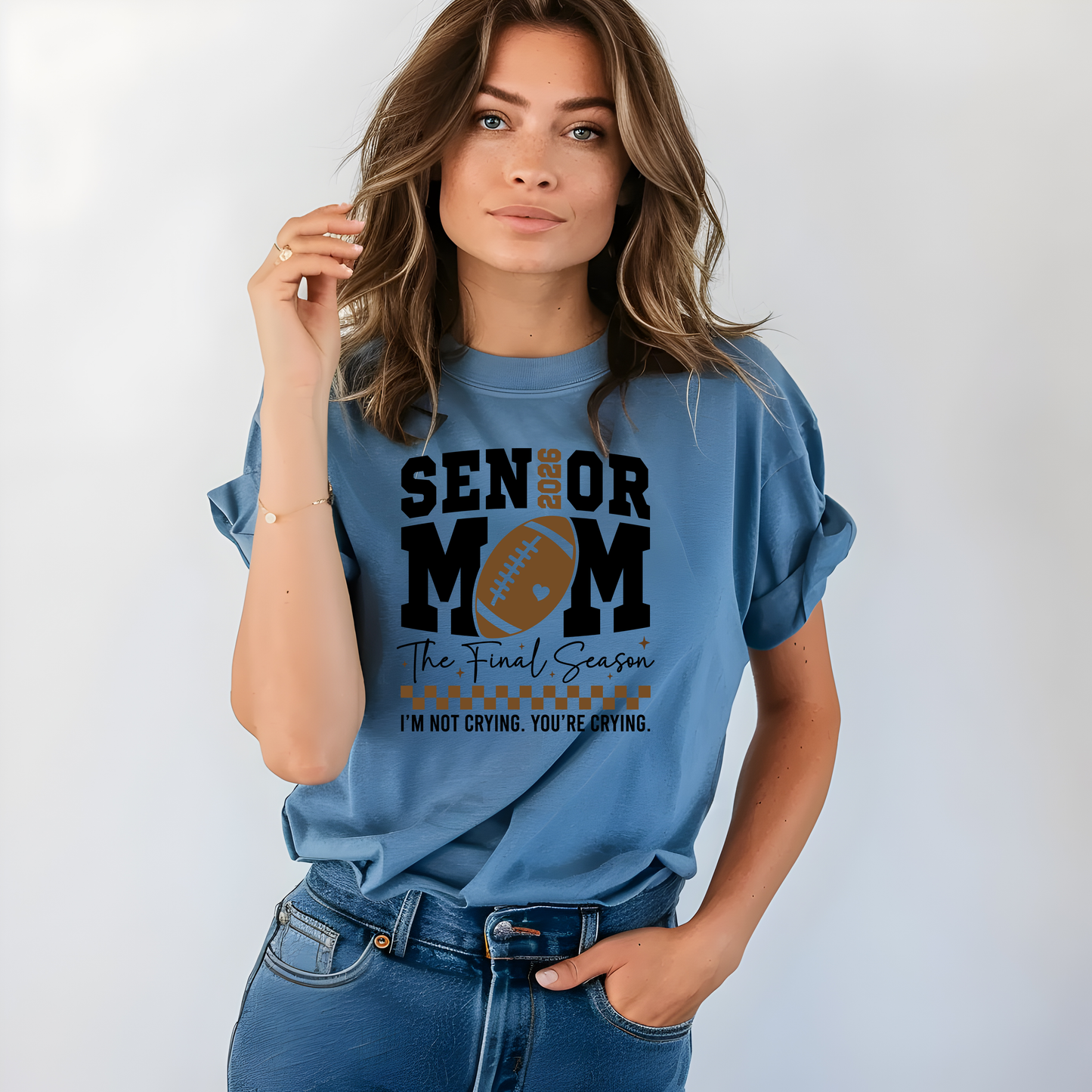 Senior Football Mom- DTF TRANSFER - WHOLESALE