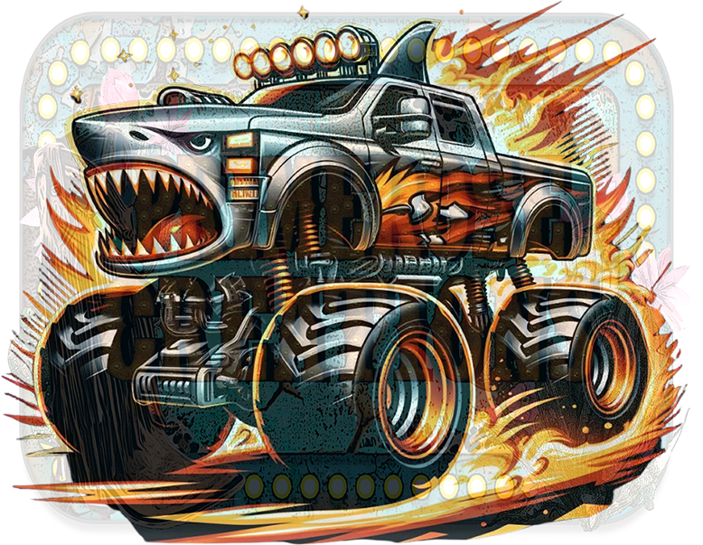 Shark Monster truck (youth)