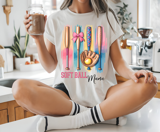 Softball Mama Bats - DTF TRANSFER
