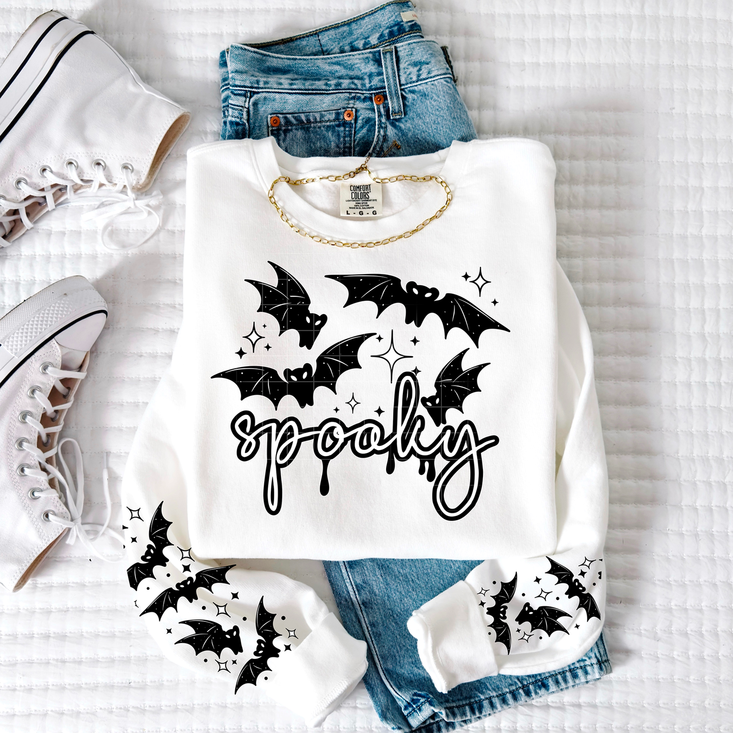 Spooky Bat-Black w/sleeves