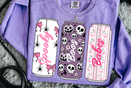 Spooky Drinks - Full Color DTF Transfer -RTS#81