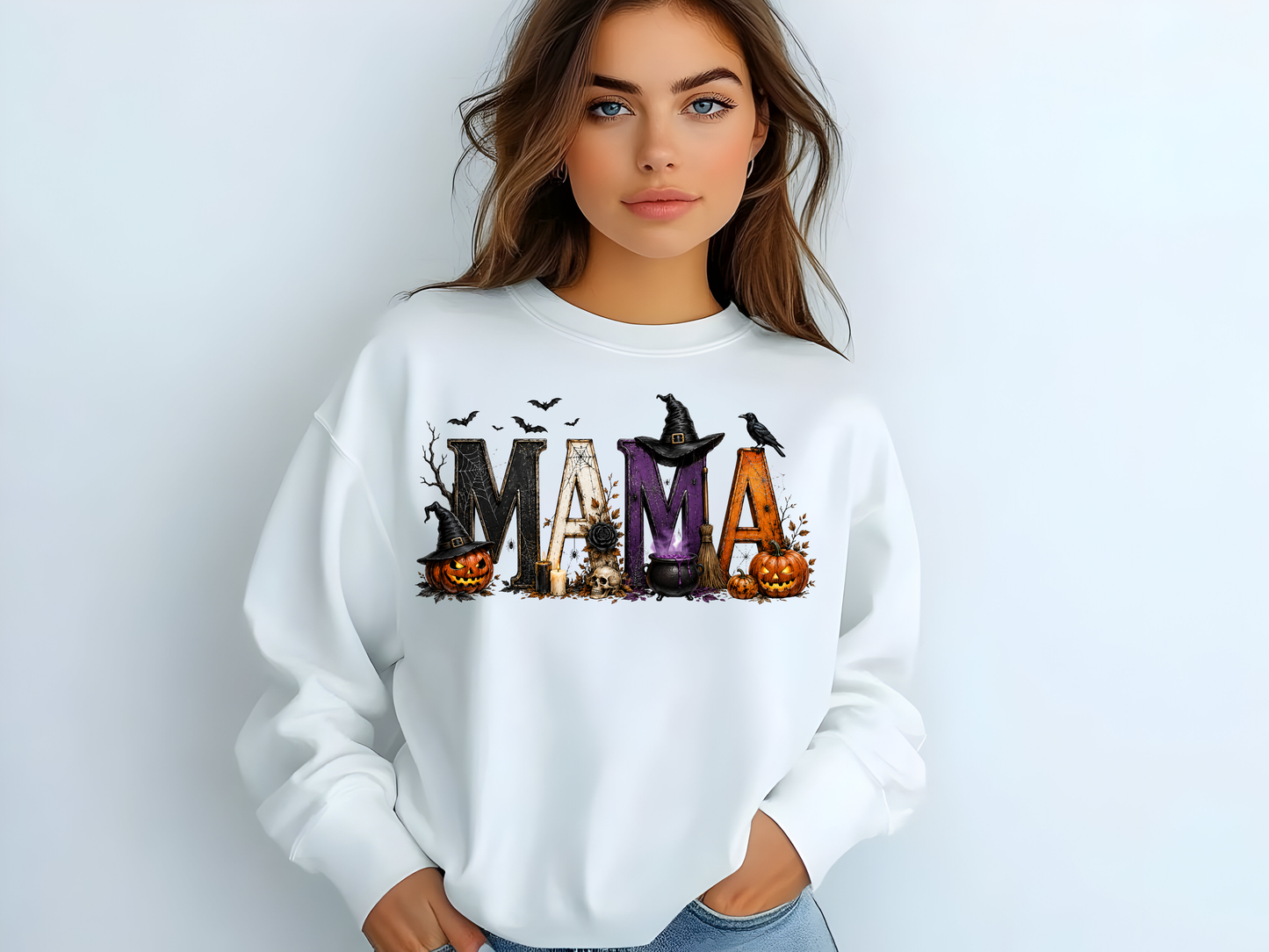 Spooky MaMa- Full Color - DTF Transfer - WHOLESALE