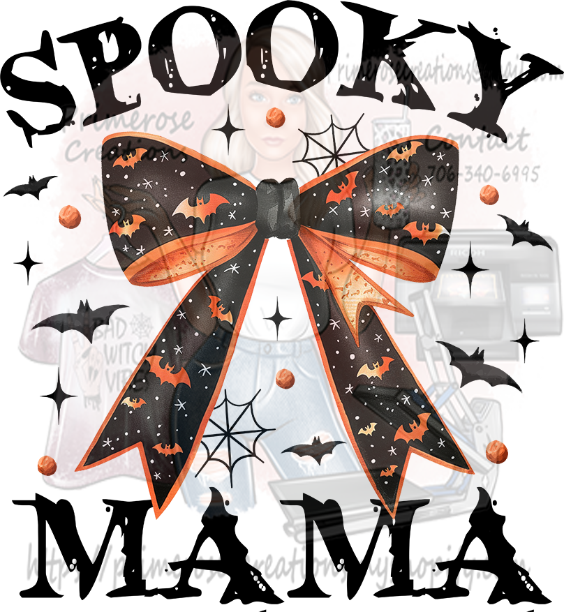 Spooky Mama Coquette Bow