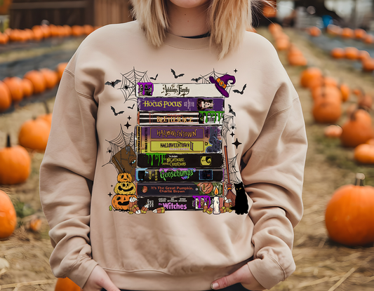 Spooky Season Movies - Full Color- DTF Transfer-2-5 Business Days