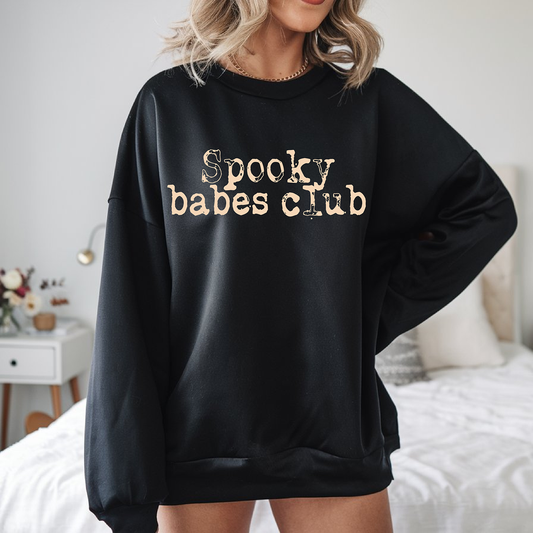 Spooky Babes Club-Full Color-DTF TRANSFER-2-5 Business Days