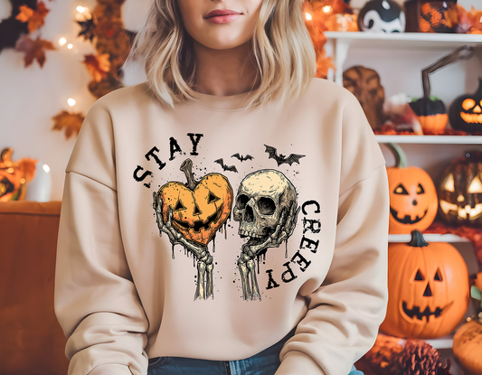 Stay Creepy -Full Color- DTF Transfer--2-5 Business Days
