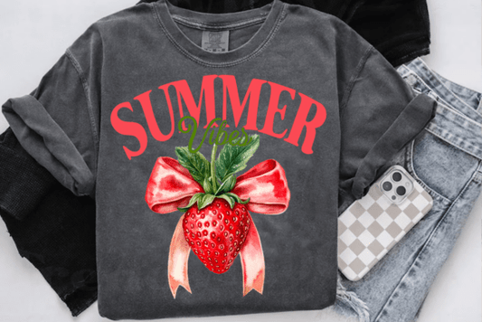 Strawberry Vibe- DTF TRANSFER