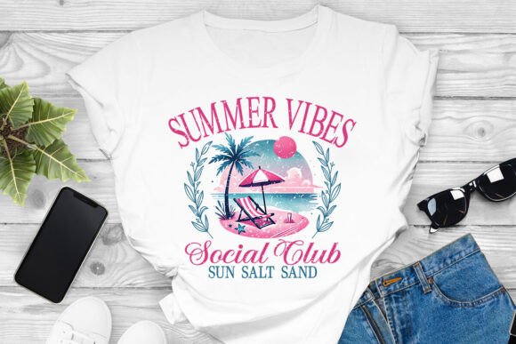 Summer Vibe Social Club- DTF TRANSFER