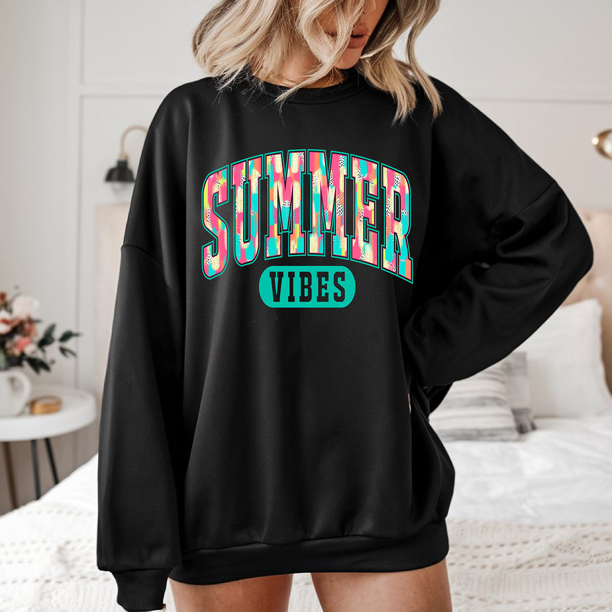 Summer Vibes Brushstroke - DTF TRANSFER