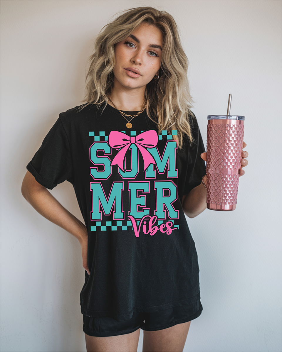 Summer Vibes Coquette - Full Color DTF Transfer -
