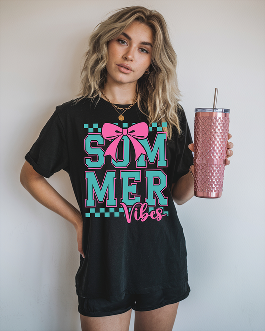 Summer Vibes Coquette - Full Color DTF Transfer -