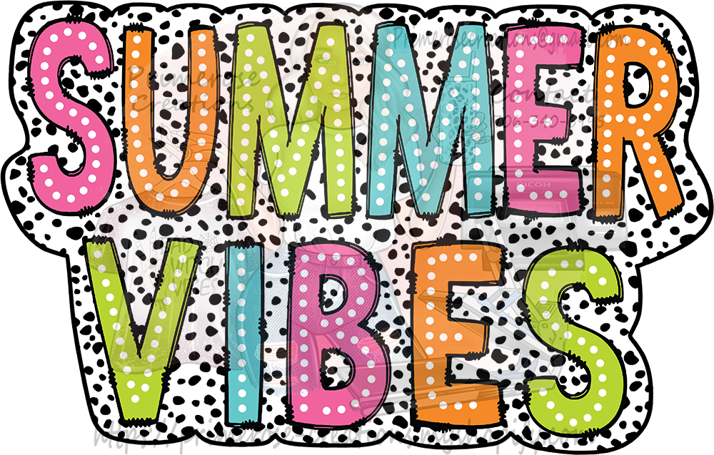 Summer Vibes Dalmation Dots