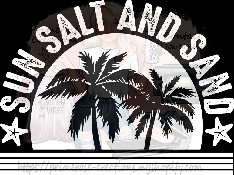Sun Salt Sand Retro White