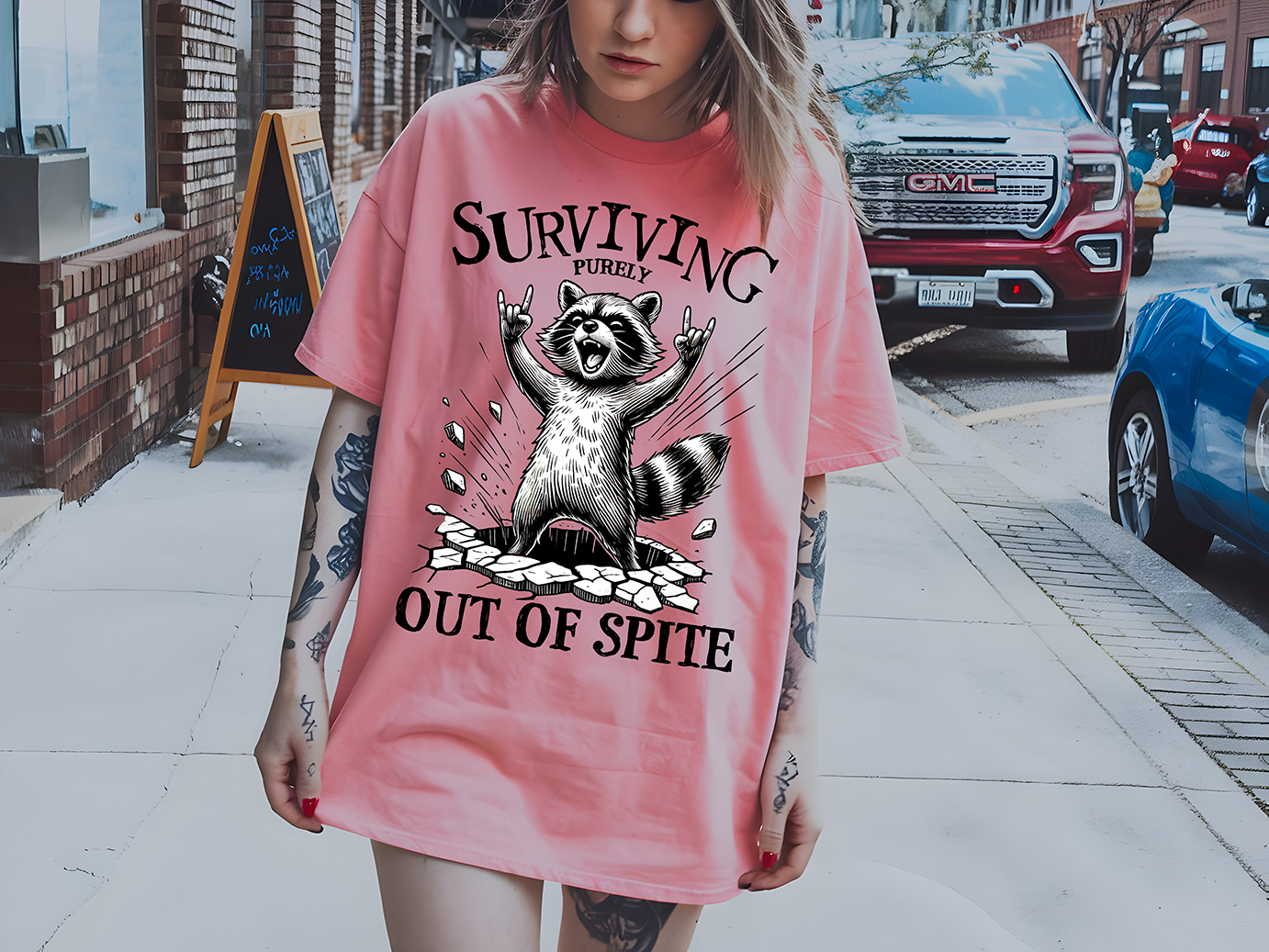 Surviving Purely Out of Spite - DTF TRANSFER