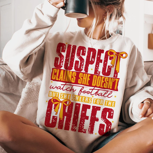 Suspect Cheers Chiefs