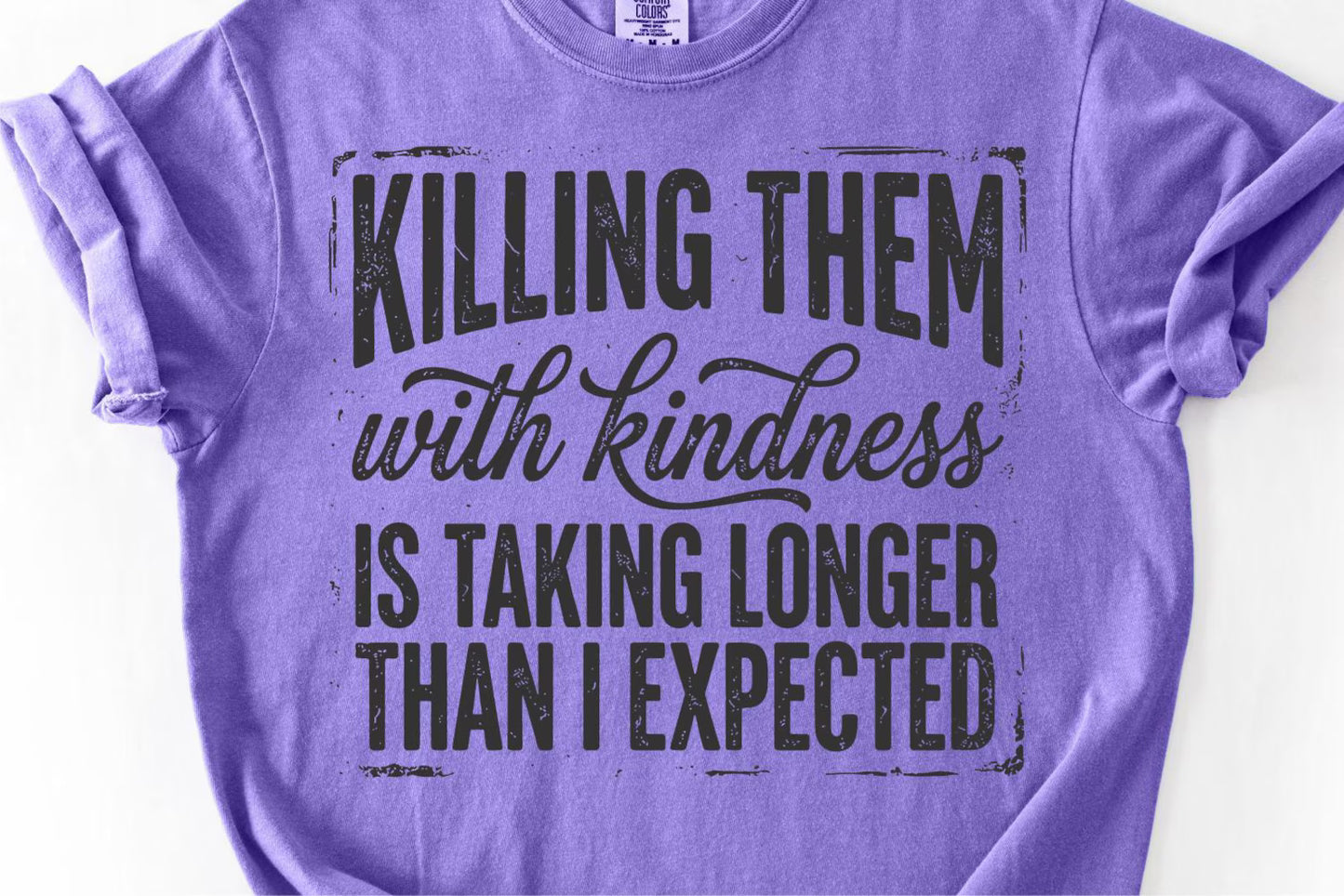 Killing Them - Black - DTF Transfer - Thrifty Thursday