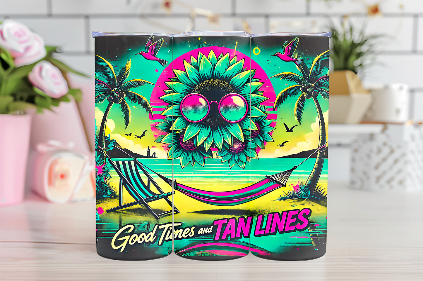Tan Lines - 20oz TUMBLER WRAP - PRE ORDER