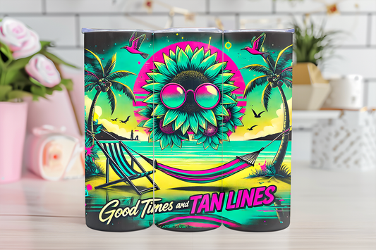Tan Lines - 20oz TUMBLER WRAP - PRE ORDER