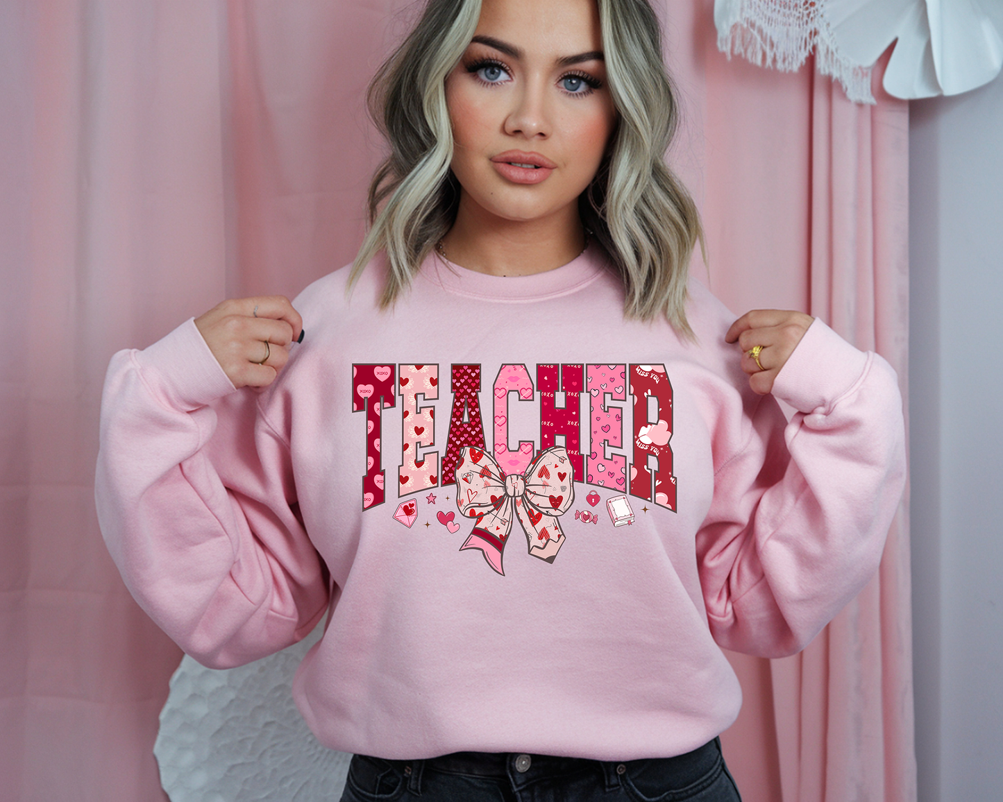 Teacher Bow-Full Color -DTF Transfer