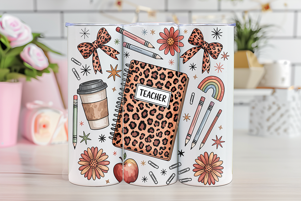 Teacher Leopard - 20oz Sublimation - WHOLESALE