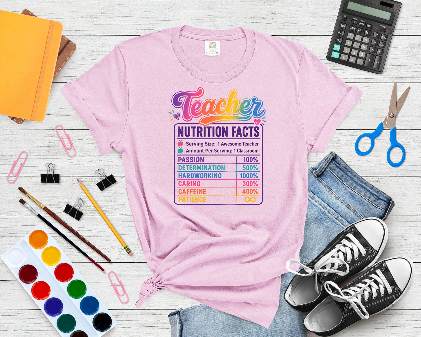 Teacher Nutrition- DTF TRANSFER - WHOLESALE
