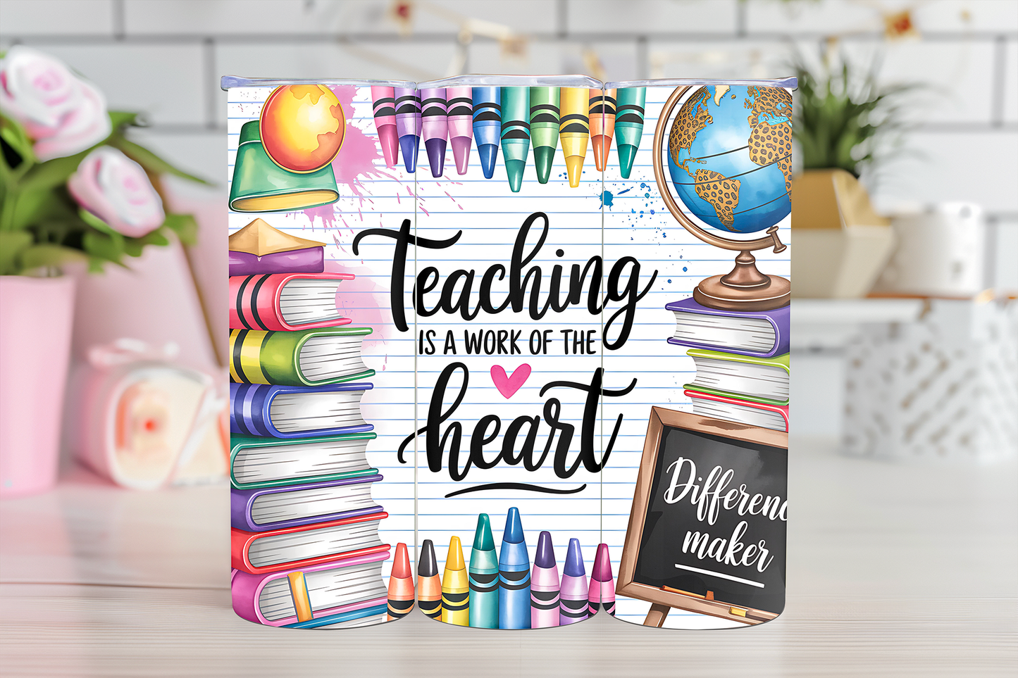 Teaching Heart- 20oz TUMBLER WRAP