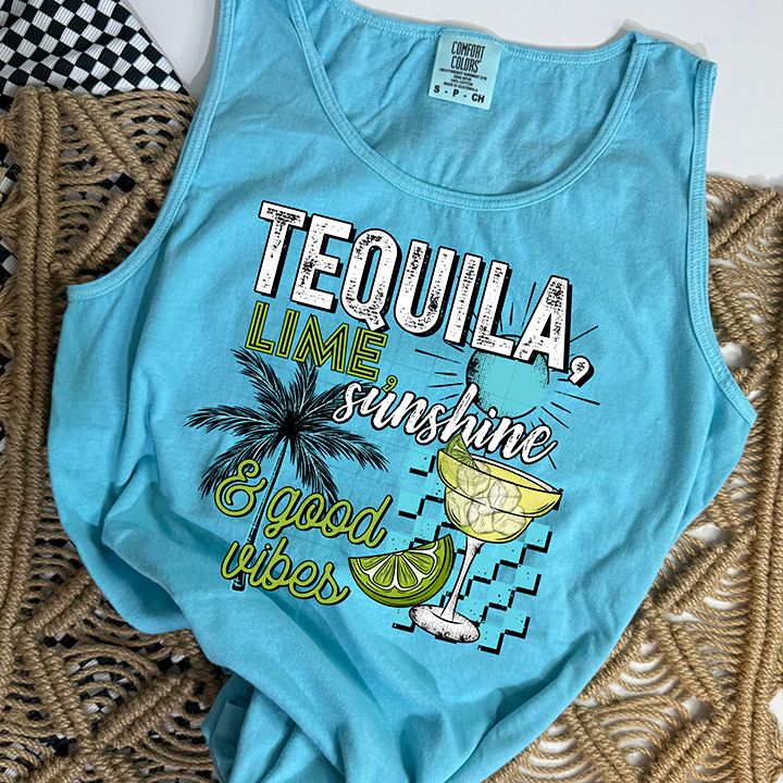 Tequila lime and sunshine - DTF TRANSFER-Kiss it Goodbye