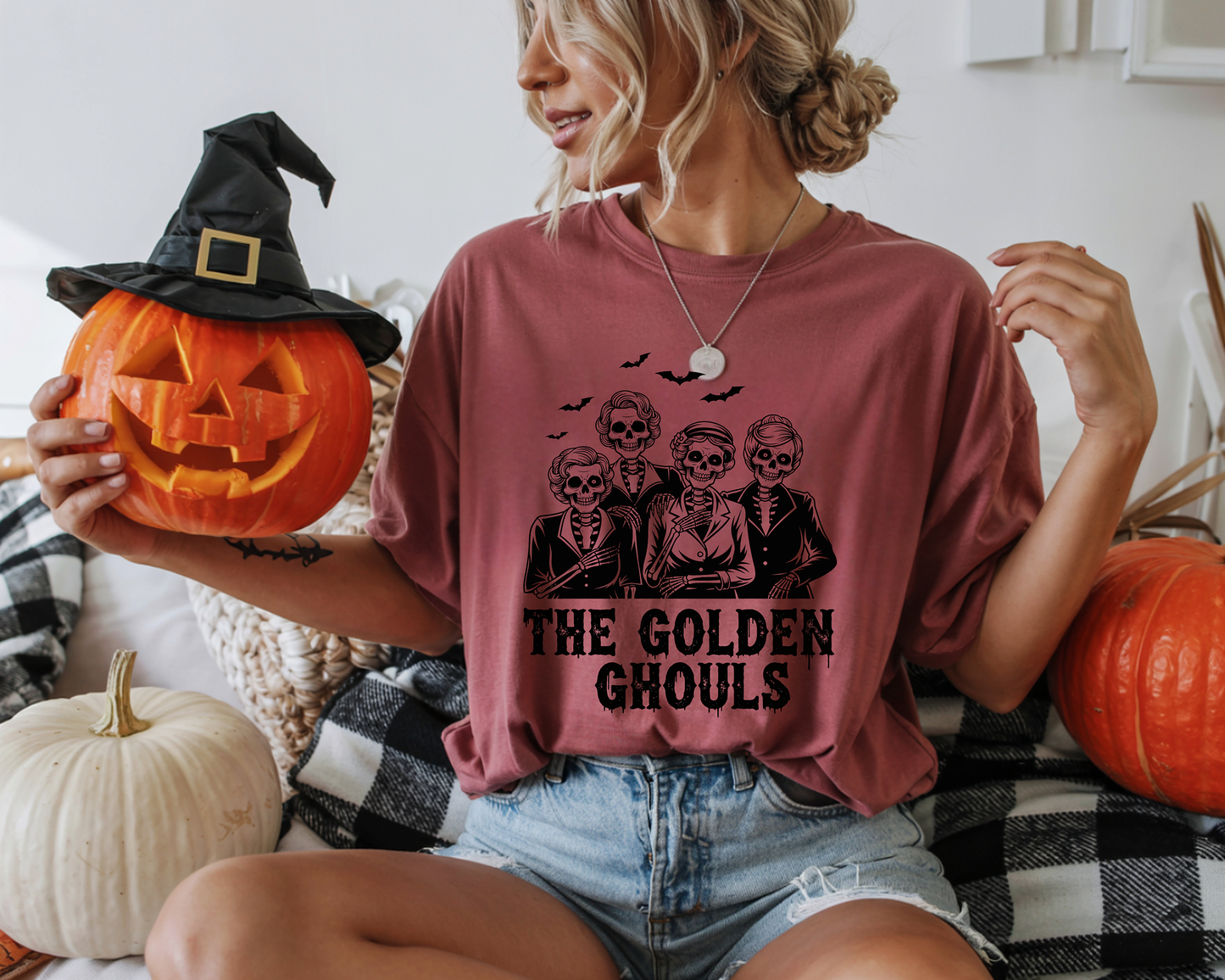 The Golden Ghoul 2-Single Color-DTF TRANSFER