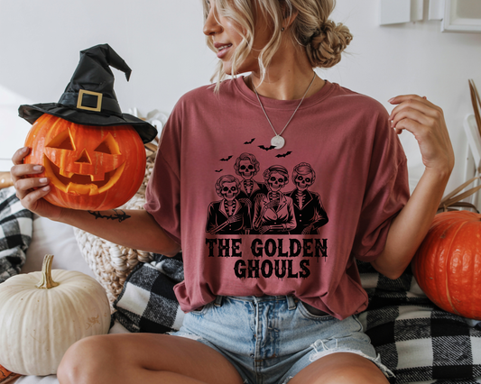 The Golden Ghoul 2-Single Color-DTF TRANSFER-2-5 Business Days