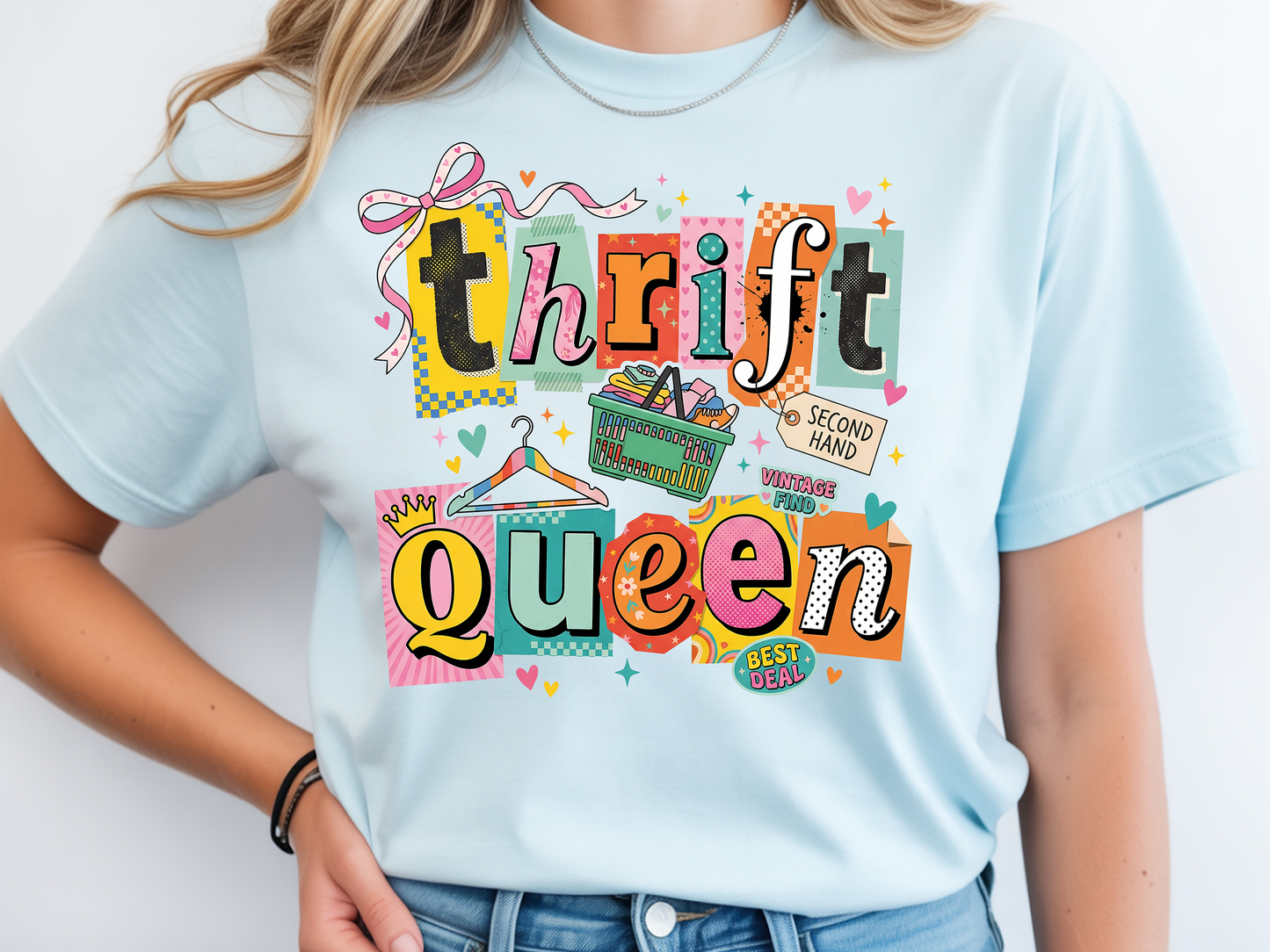 Thrift Queen-Full Color-DTF Transfer-WHOLESALE