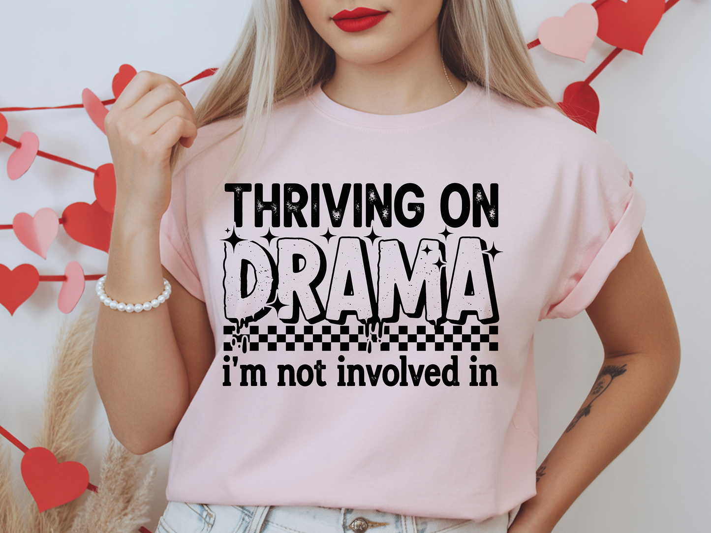 Thriving On blk- Full Color-DTF Transfer-WHOLESALE