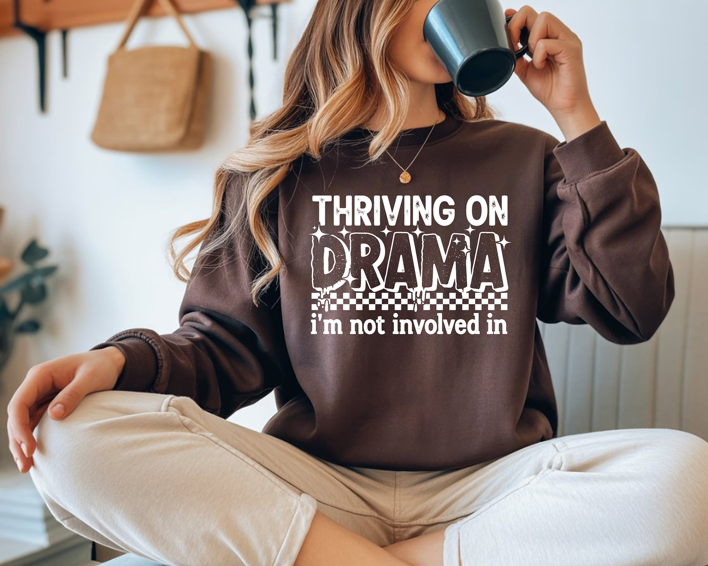 Thriving On white- Full Color-DTF Transfer-WHOLESALE