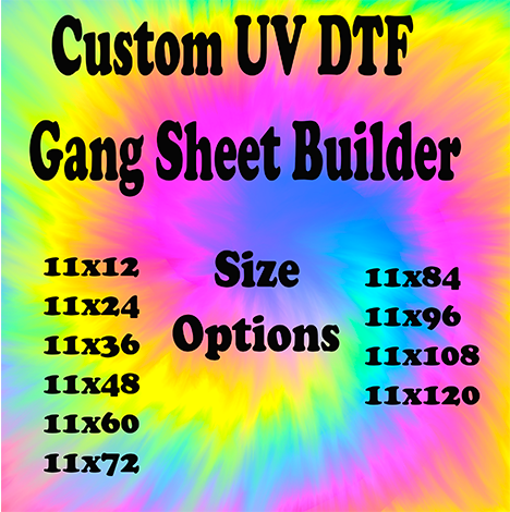 Custom UV DTF Gang Sheet