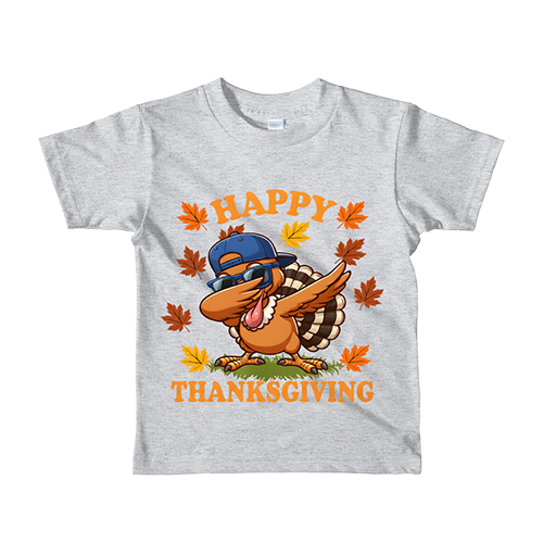 Turkey Family Dinner Boy-Youth-Full Color-DTF Transfer-2-5 Business Days