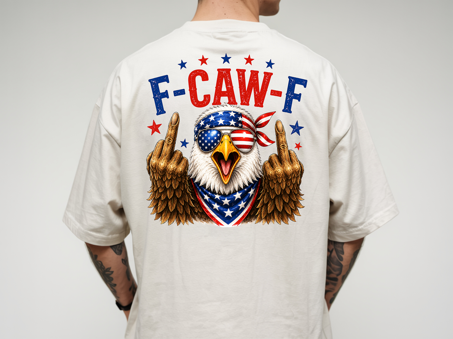 USA F-CAW-F - Full Color - DTF Transfer - 2-5 Business Days