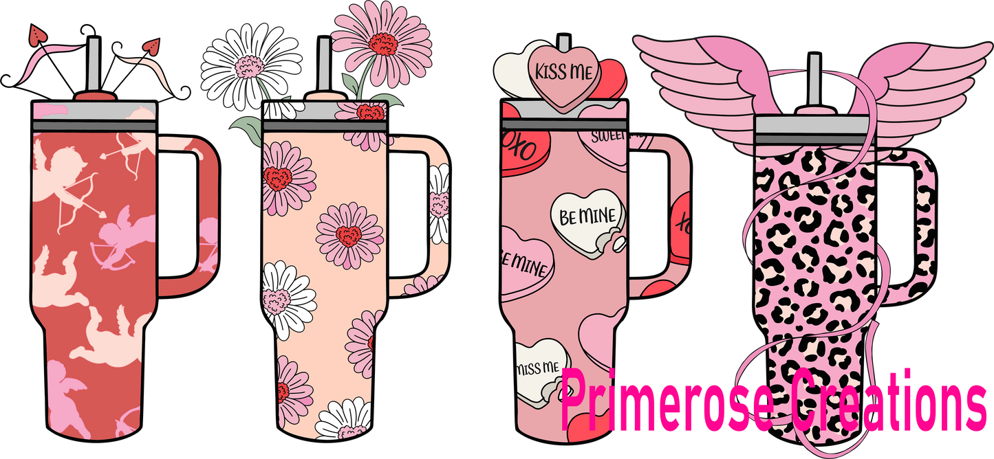 Valentines Cups DTF