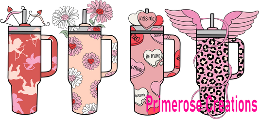 Valentines Cups DTF