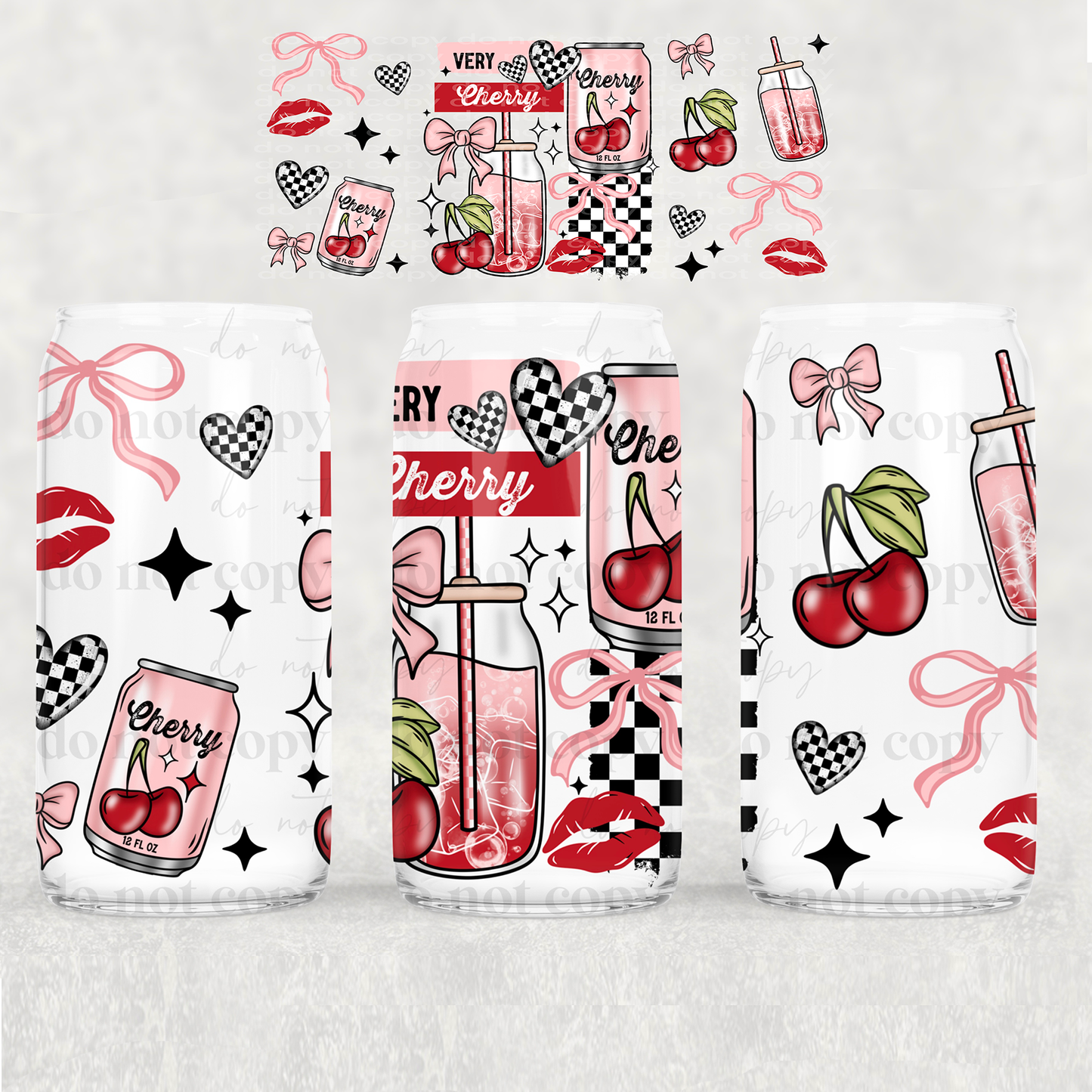 Very Cherry- UV DTF WRAP
