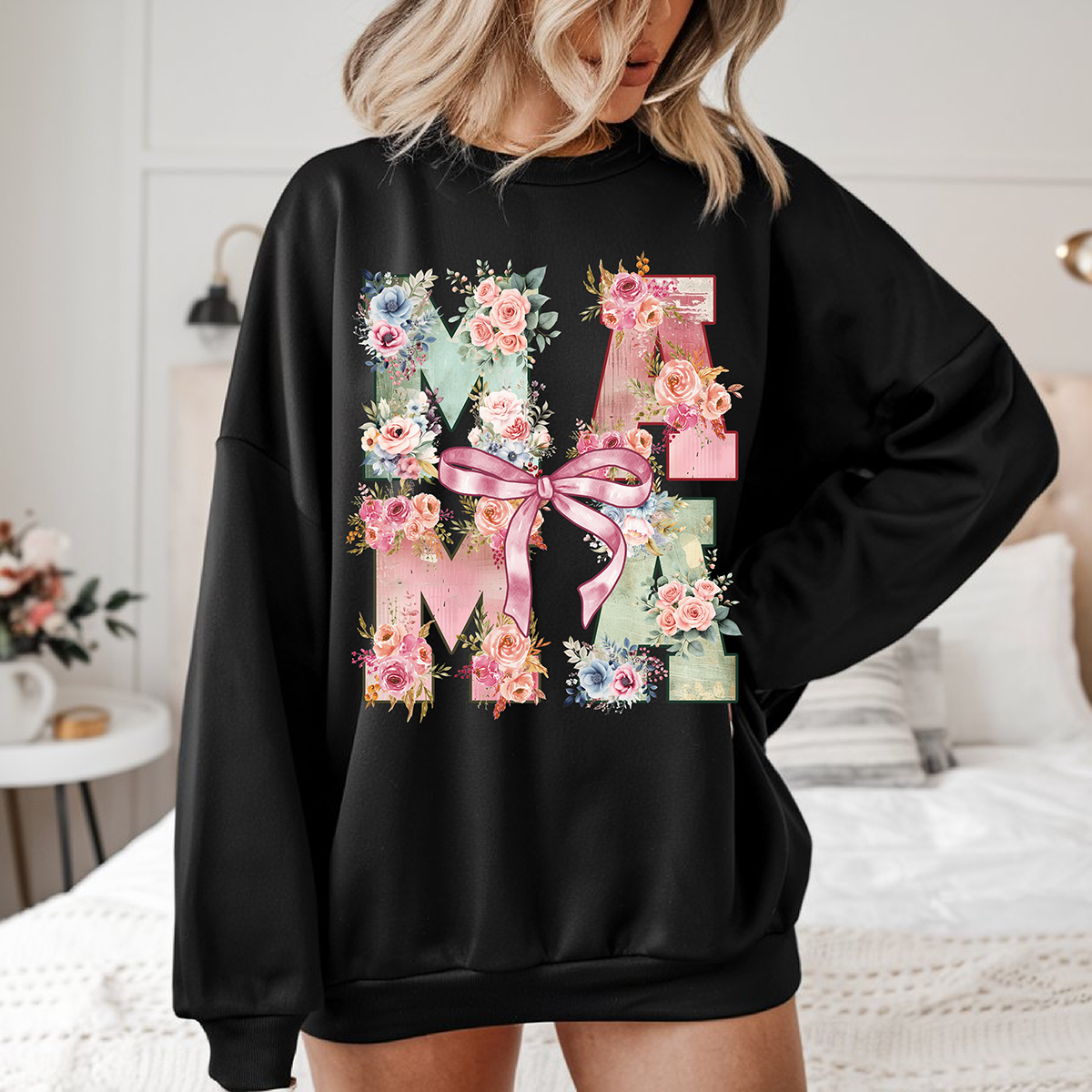 Watercolor Floral Mama - DTF TRANSFER