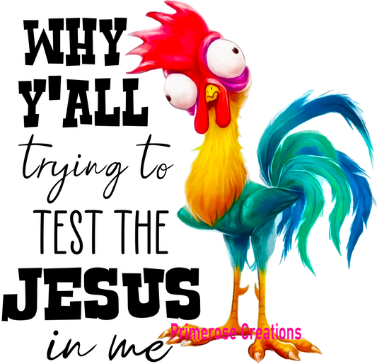 Why Yall Testing The Jesus In Me DTF